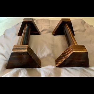Wooden push up grips , slightly used